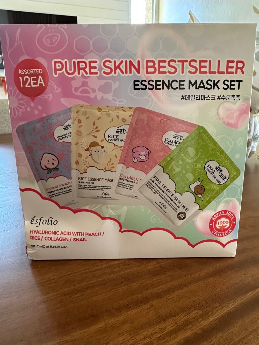 BNIB esfolio Pure Skin Essence Mask Set – Assorted - sealed box exp 2029